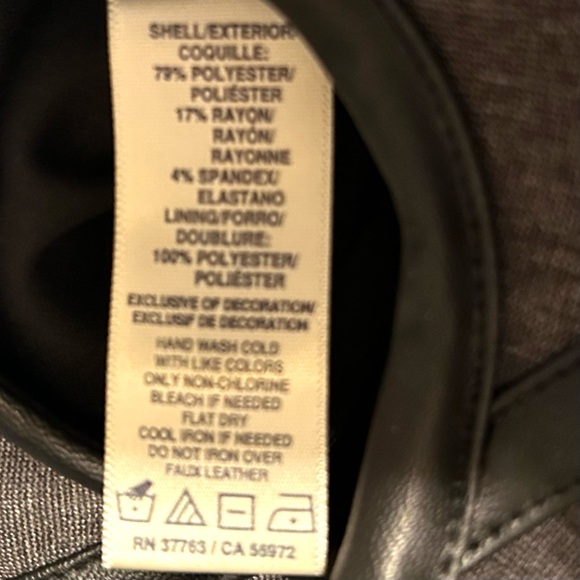 Y2K Glam Grey & Black Contour Detailing Fitted Sleeveless Mini Dress Rafaella 6P - Picture 10 of 12